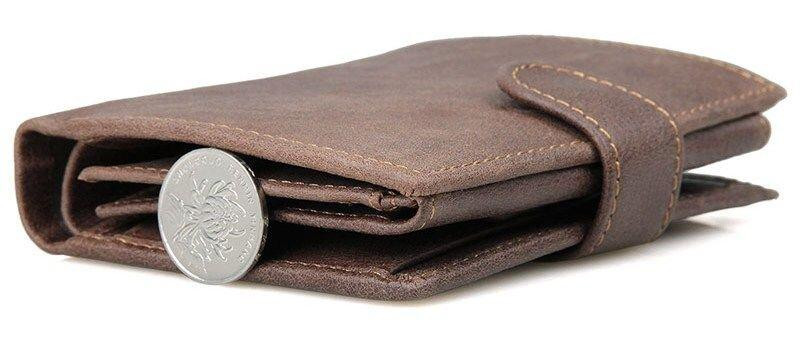 Портмоне чоловіче Vintage 14404 Коричнева Київ - фото 6