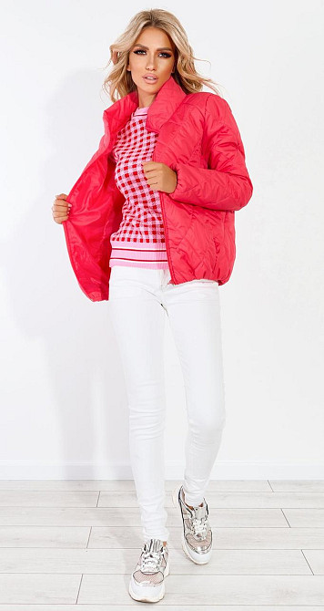 Стильна стьобана куртка (42) Київ - фото 2