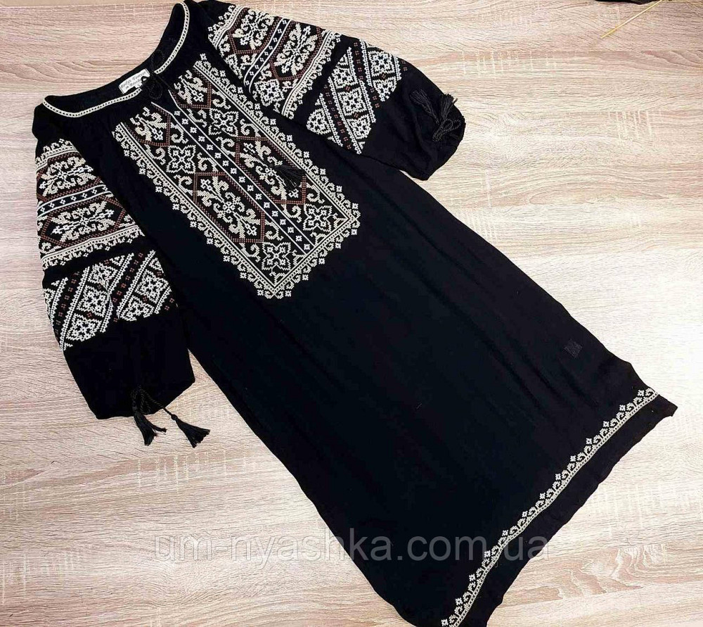 Жіноча вишита сукня на натуральному полотні Софія Кривий Ріг - фото 3