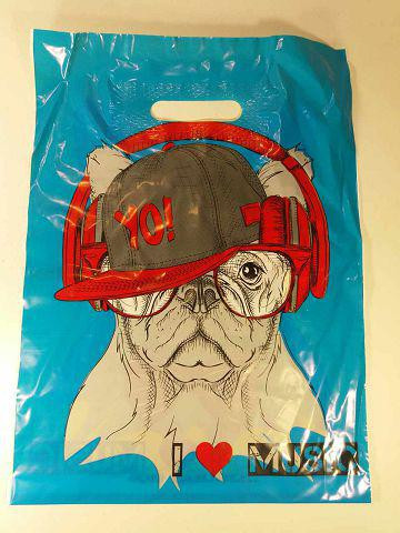 Пакет поліетиленовий типу банан 30см 40см Собака (50 шт) Харків - фото 1