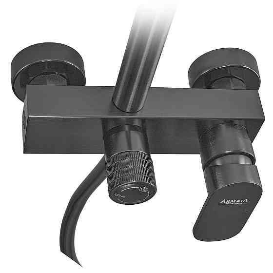Душова колонка Armata BCD-009-J GRAPHITE з алюмінію з 3 режимами та змішувачем (CH6558) Харків
