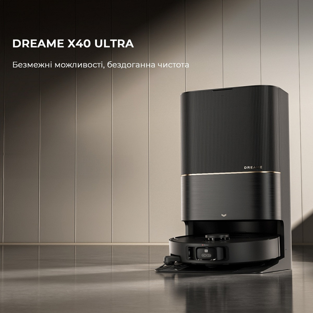 Робот-пилосос Dreame Bot X40 Ultra Black (RLX63CE-Bl) ( 18295 ) Харків - фото 2