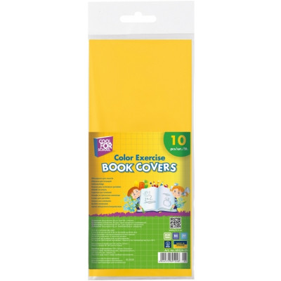 Обложки для тетрадей Cool For School 10 шт в упаковке, желтый (CF69124-05) Винница - изображение 1