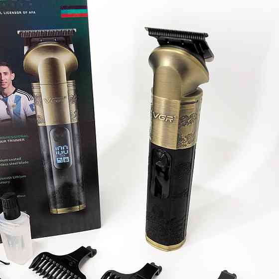 Електрична машинка для стрижки з насадками VGR, Бездротові машинки для стрижки легкі EU-87 Львів
