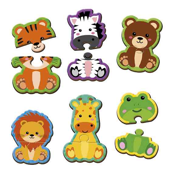 Детские магнитные пазлы 