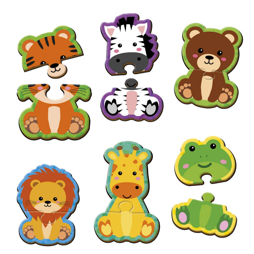 Детские магнитные пазлы 