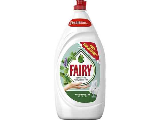 Засіб для миття посуду 1,35л Сенситив Чайне дерево та мята ТМ FAIRY Київ