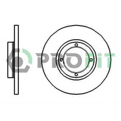 Гальмівний диск Profit 5010-1076 Вінниця
