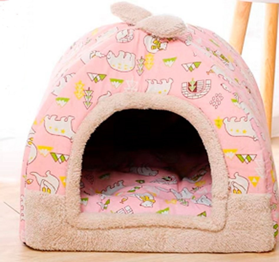 Лежак домик для кошек и собак мелких пород с ушками М №1 22-1 Киев - изображение 1