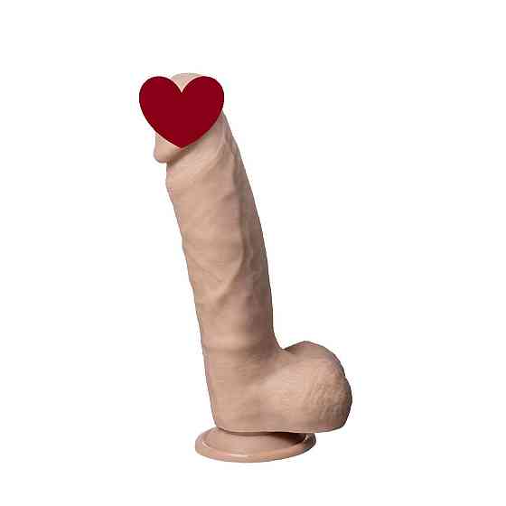 Фаллоимитатор SilexD Tomas Real Skin Flesh (9in MODEL 1), суперсофт-силикон+Silexpan, диаметр 4,9 см Sex Aura Киев