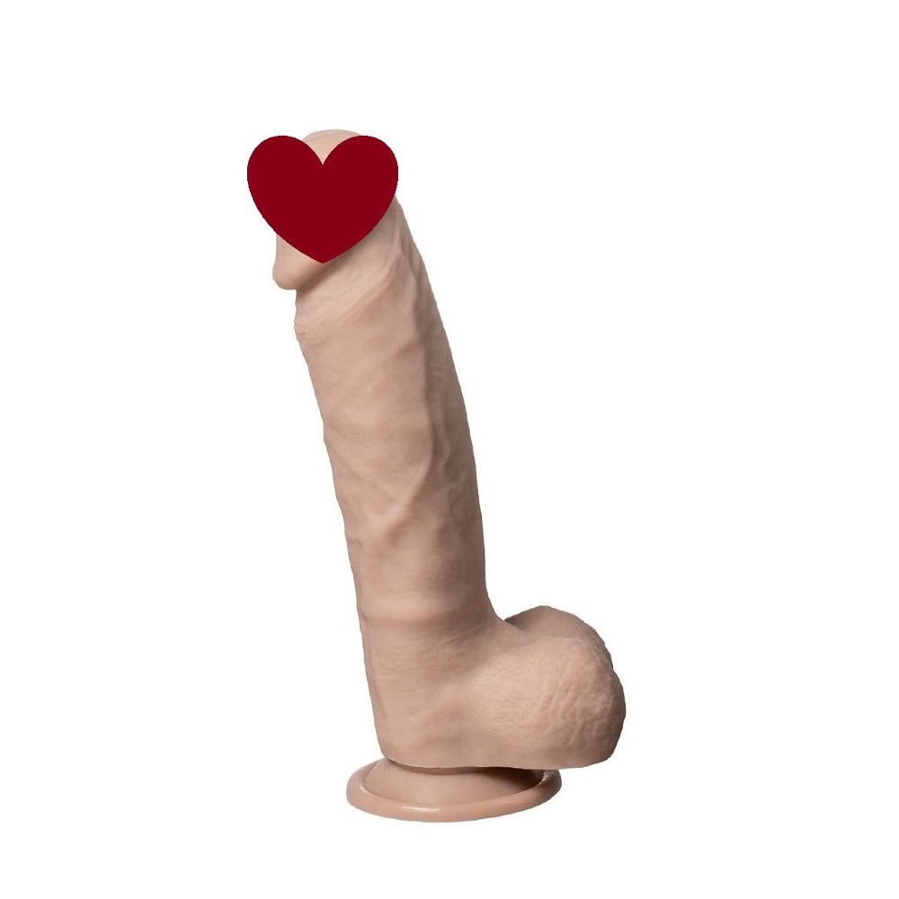 Фаллоимитатор SilexD Tomas Real Skin Flesh (9in MODEL 1), суперсофт-силикон+Silexpan, диаметр 4,9 см Sex Aura Киев - изображение 1