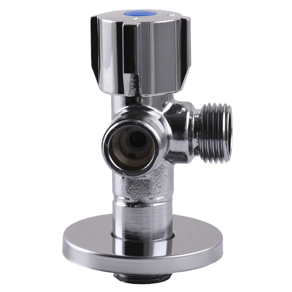 Кран шаровой угловой двойной SELBA 1/2″х 1/2″х1/2″ DOUBLE (SL1588) (000024296) Киев - изображение 5