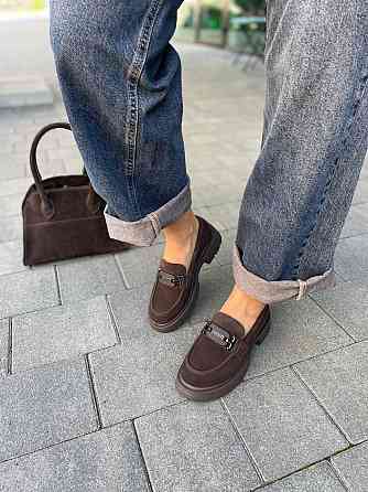 PLPS Туфлі жіночі PLPS R060-6 коричневі (весна-осінь, замша натуральна) (6005) Коломия