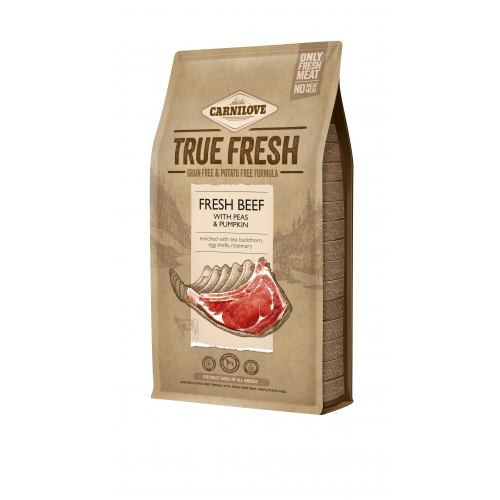 Корм сухий Carnilove True Fresh Beef for Adult dogs для дорослих собак усіх порід з яловичиною 4 кг Київ - фото 1