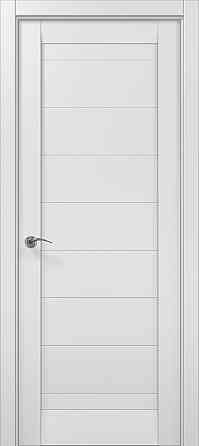 Двері екошпон, Полотно, серія Millenium (ML-04с) білий матовий Київ