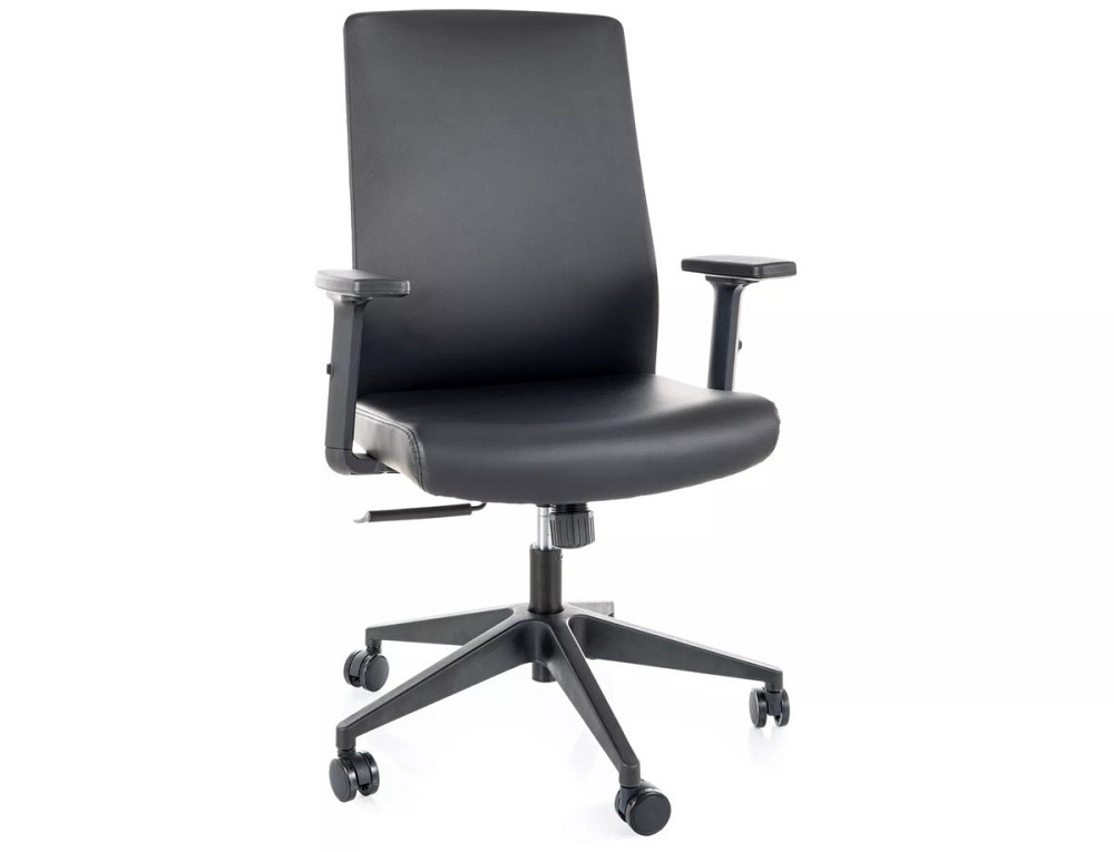 Крісло поворотне Q-085 чорне Дніпро - фото 1