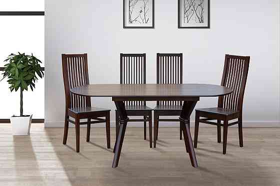 Стіл обідній Брайтон (1290+340)*810, горіх темн. Киев