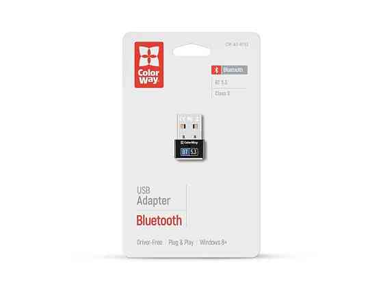 Адаптер bluetooth BT 5.3 ТМ СolorWay Київ