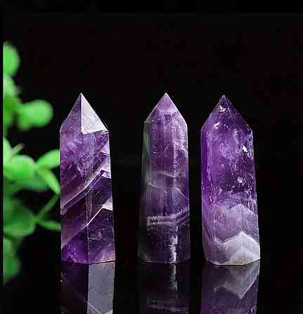 Аметист обеліск 6 см – натуральний камінь Київ