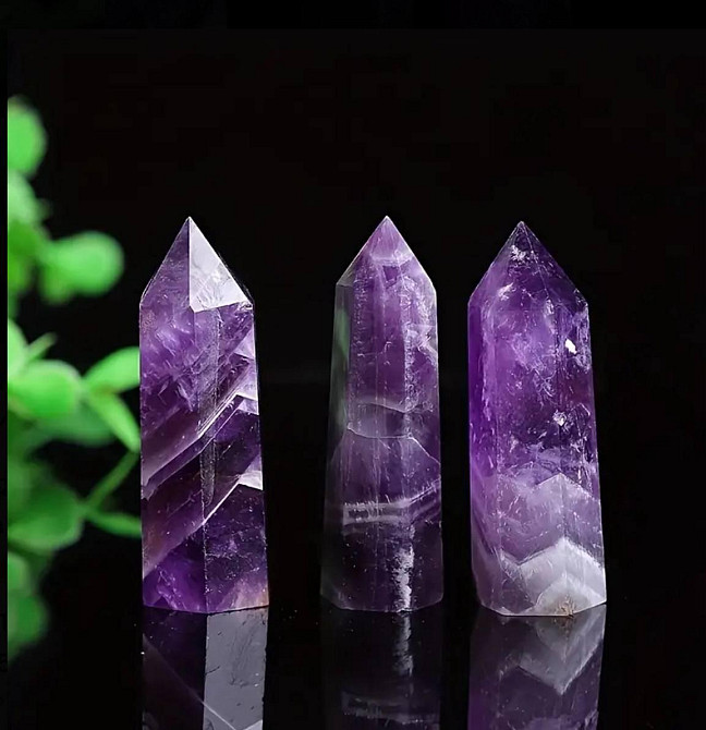 Аметист обеліск 6 см – натуральний камінь Київ - фото 1