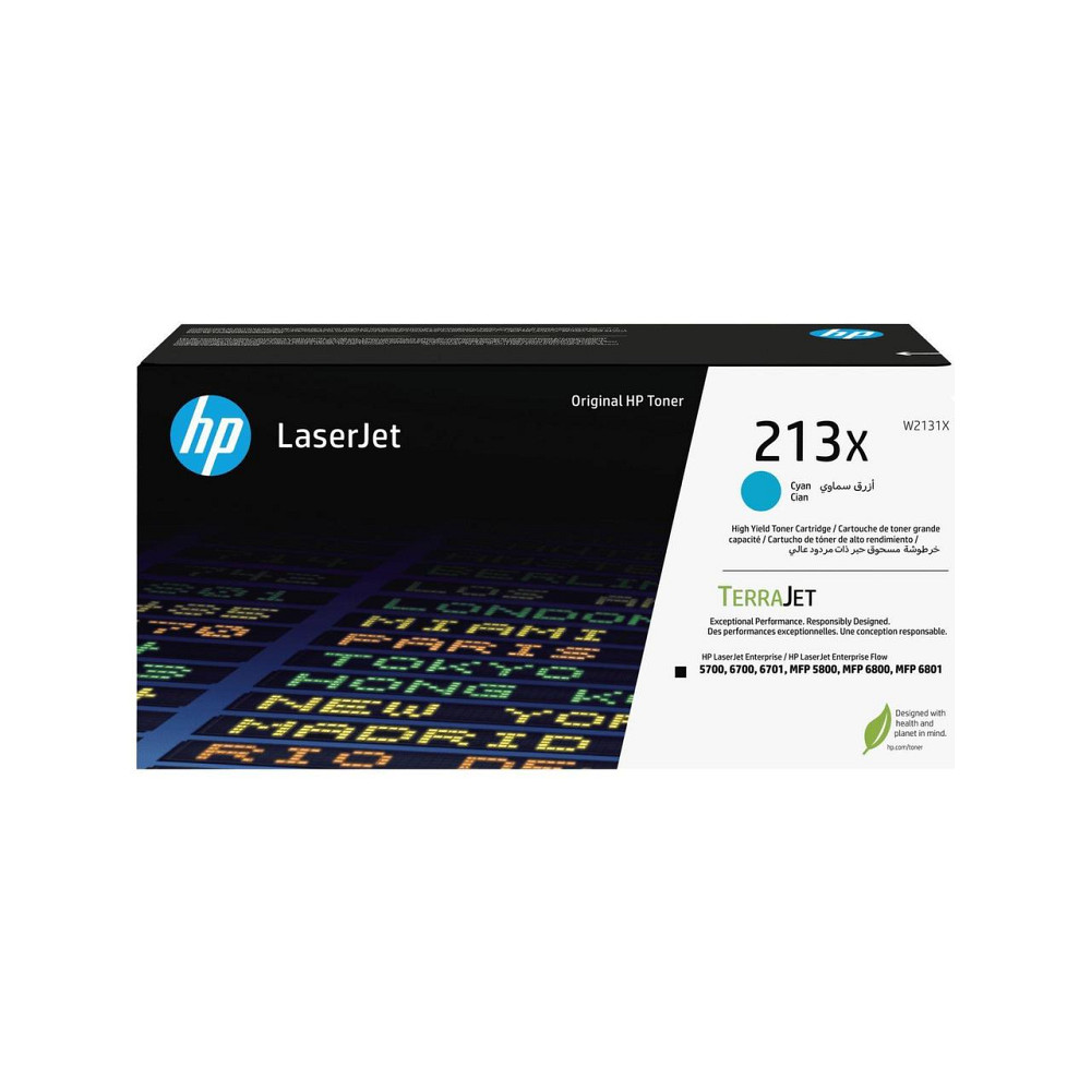 Картридж HP CLJ 213X Cyan 6K (W2131X) Киев - изображение 1