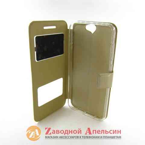 Чохол книжка HTC One A9 Smart Case gold Одеса