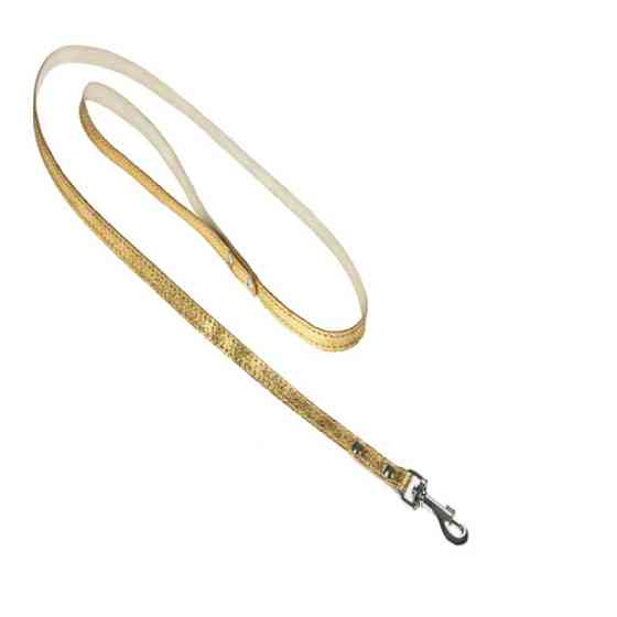 7832 Повідець 12мм "ПЕРЛАМУТР" шкіряний подвійний прострочений Червоний Вінниця