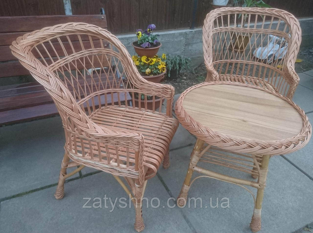 Мебель балконная плетеная из лозы Киев - изображение 6