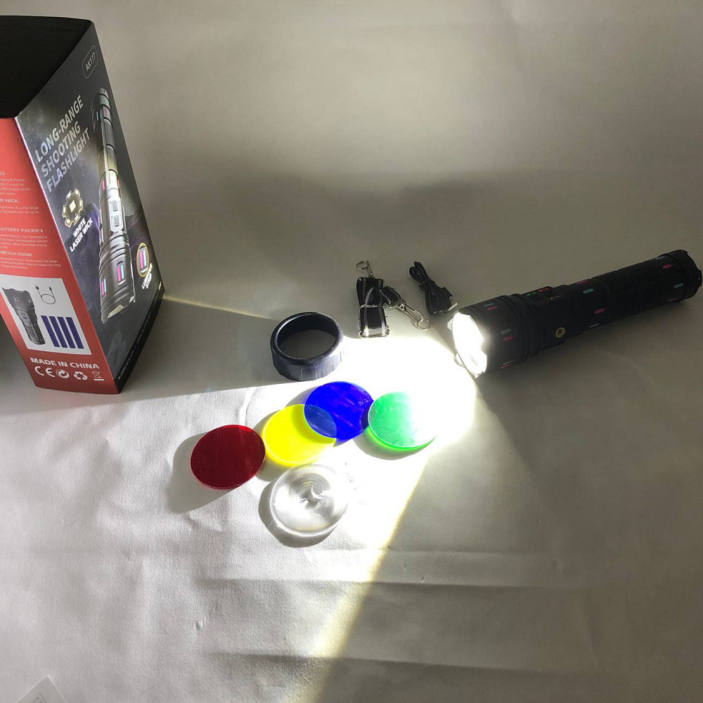 Точечный ручной фонарь AK177, Фонарь для дома с зарядкой от розетки Фирменный ручной JA-95 Львов - изображение 2