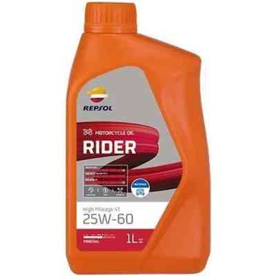 Моторное масло REPSOL RIDER HIGH MILEAGE 4T 25W-60 1л (RPP2132VHC) Винница