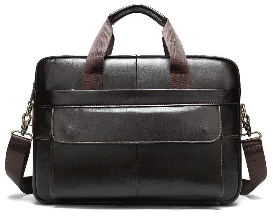 Сумка мужская под ноутбук Vintage 14750 Коричневая Киев - изображение 4