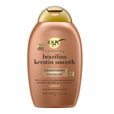 Кондиционер для волос OGX Brazilian Keratin Smooth для укрепления волос 385 мл (0022796976024) Винница - изображение 1