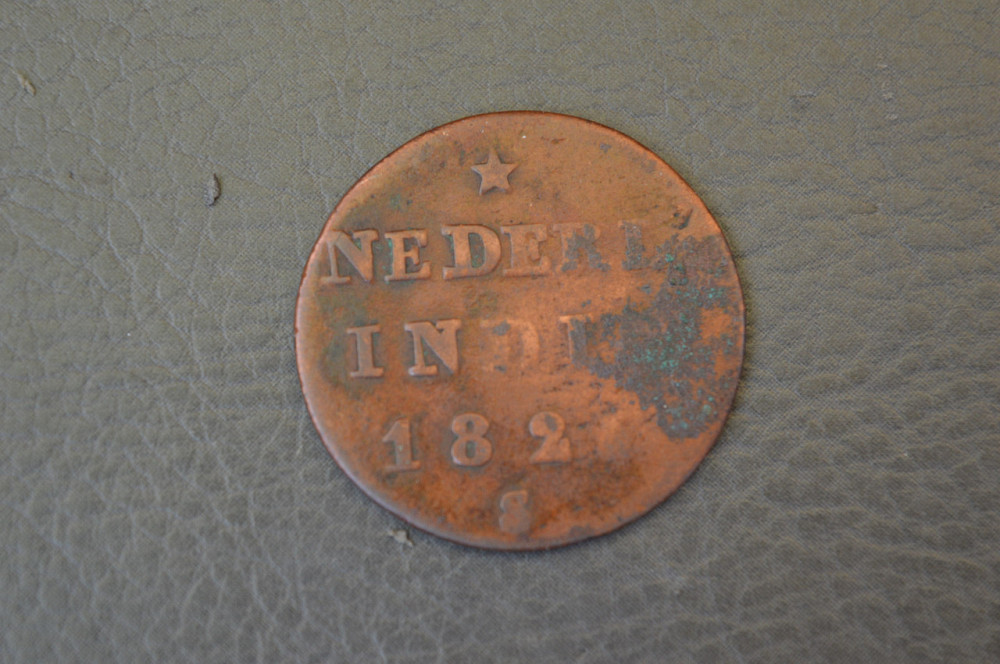 Нидерландская Индия , 1/2 цента 1827г. Полтава - изображение 1