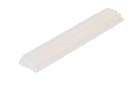 Стержні клейові 7.2 мм MASTERTOOL 200 мм 12 шт прозорі 42-0157 Рівне