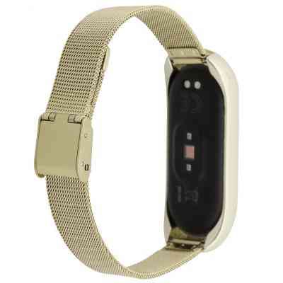 Ремешок для фитнес браслета BeCover Metal для Xiaomi Mi Smart Band 5 Gold (705148) Винница
