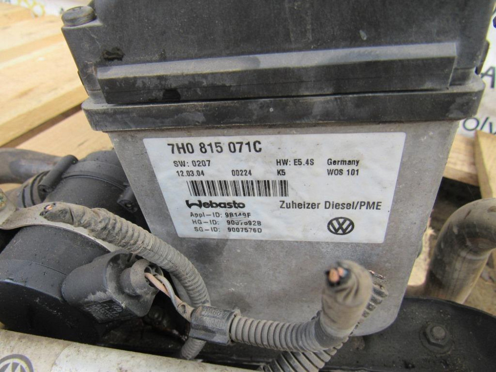 Автономна пічка Webasto мокра VW T5 2003-2015 (7H0815071C) Ковель - изображение 2