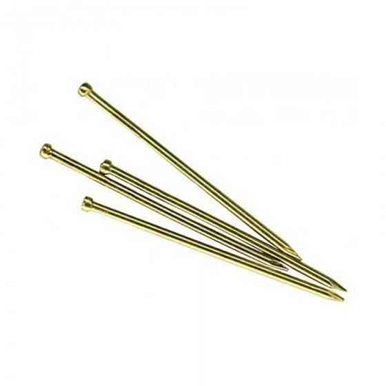 Цвяхи жовті без голівки 1.2*20 (100 г) Харків