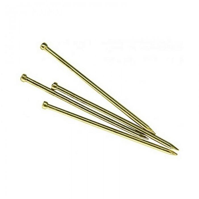 Цвяхи жовті без голівки 1.2*20 (100 г) Харків - фото 1