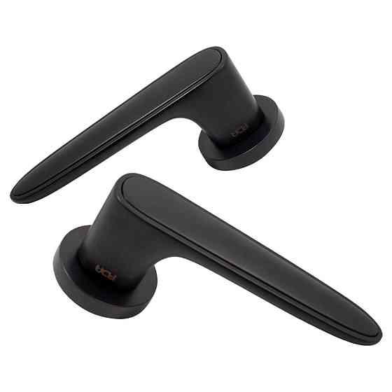 Дверна ручка на розетці RDA Idea чорний / чорний матовий R ф/з Київ