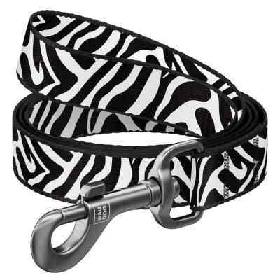 Повідець для собак WAUDOG Nylon "Зебра" L-XXL Ш 25 мм Д 122 см (342-0055) Вінниця