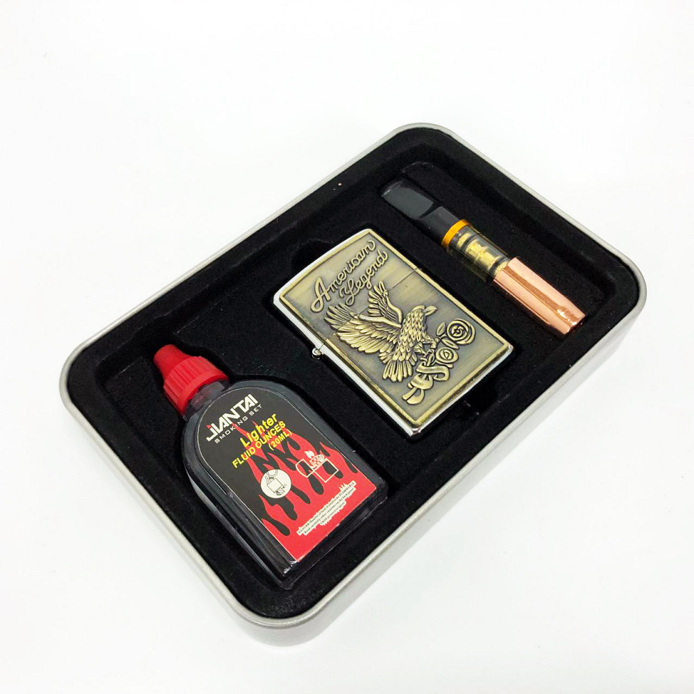 Оригинальная бензиновая зажигалка N9, Стильная зажигалка в подарок, Зажигалки бензиновые HA-27 Львов - изображение 7