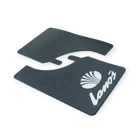 Брызговик Ланос (2шт) лого + надпись Ланос Speed Master плоский 280*440 большой Деу Мукачево