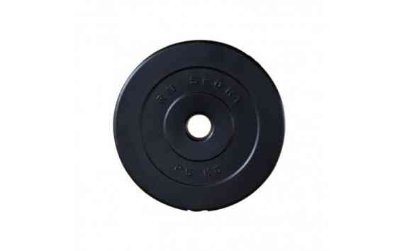 Штанга W-подібна 25 кг + 2 гантелі по 16 кг з покриттям Гантелі, гирі, штанги та диски ударостійкий пластик Київ