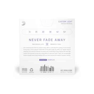 Струны для гитары D'Addario XS 80/20 Bronze Custom Light (11-52) (XSABR1152) Винница