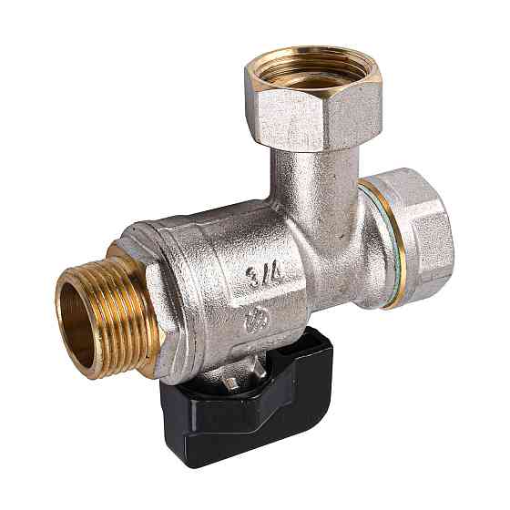 Кран шаровый для котла 3/4″ ARCO 150824 угловой с накидной гайкой with FILTER (000027983) Киев