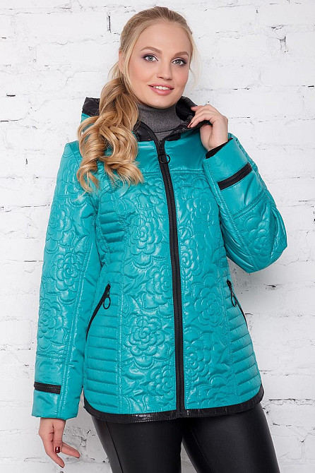 ЖЕНСКАЯ МОДНАЯ ДЕМИСЕЗОННАЯ КУРТКА МИШЕЛЬ ВЕСНА / ОСЕНЬ . 50-60 Киев - изображение 1