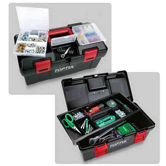 Ящик для инструментов пластиковый 3 секции 445x240x205 TOPTUL TBAE0302 Одесса