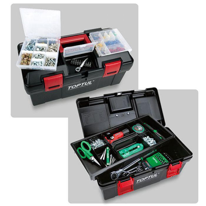 Ящик для инструментов пластиковый 3 секции 445x240x205 TOPTUL TBAE0302 Одесса - изображение 3