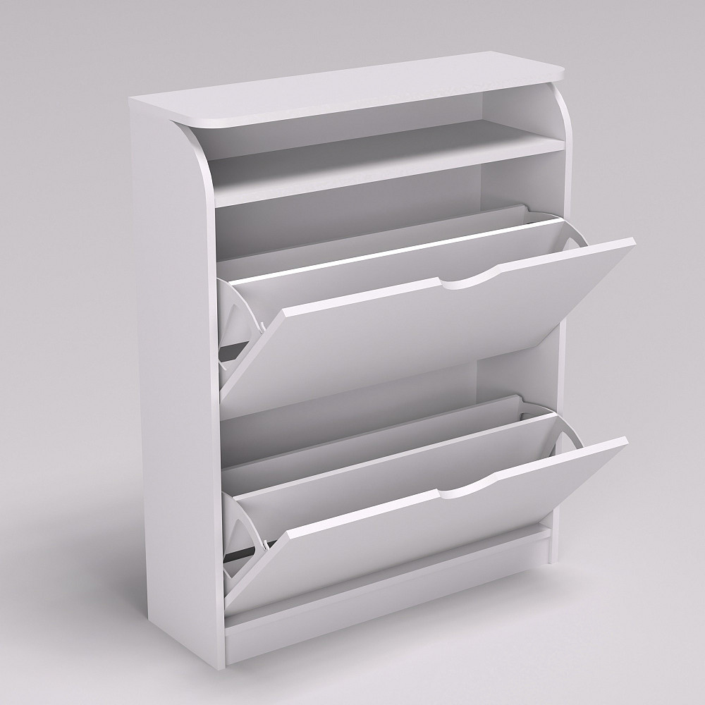 Тумба для обуви №1, Белый, 800/250/1000 Львов - изображение 2