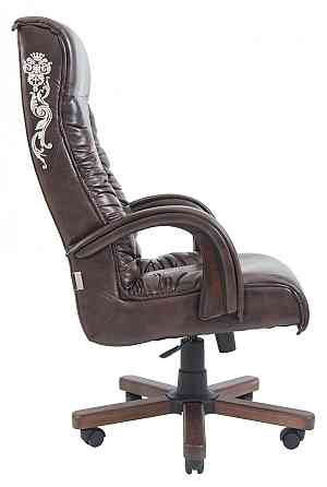 Офисное Кресло Руководителя Richman Onyx Madras Kashtan Wood Принт М1 Tilt Коричневый Киев